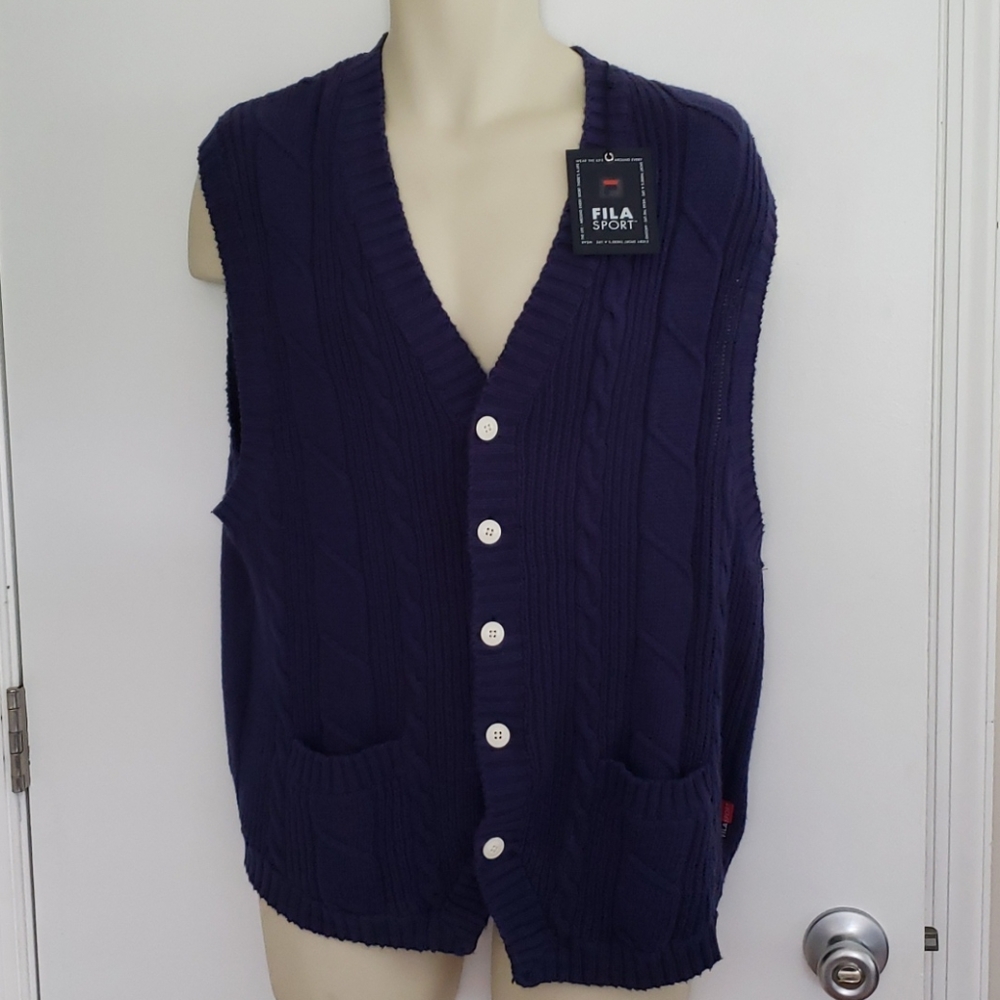 NWT Vintage 90's Fila Sport Sweater Size L